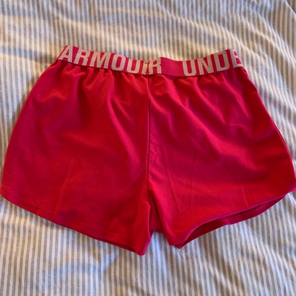 Under Armour pink women’s shorts - Picture 2 of 3